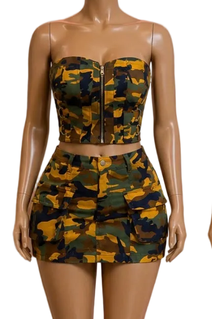 Boss Babe Camo Set