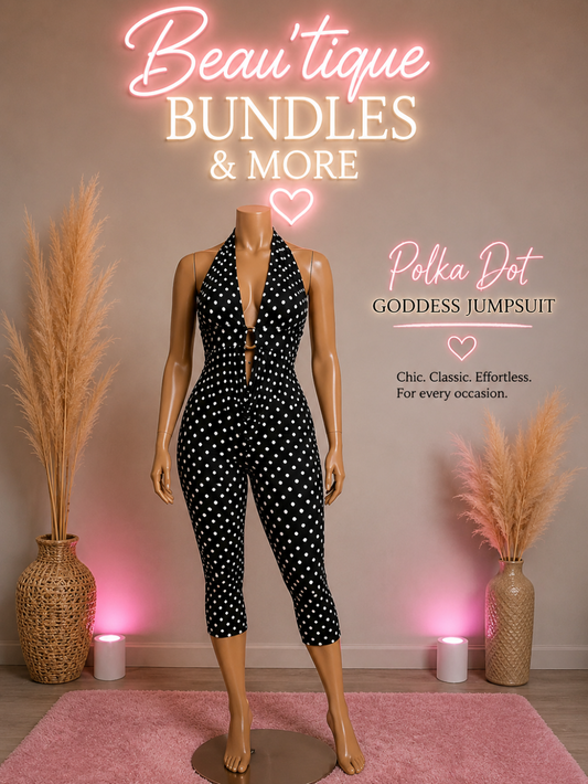 Polka Dot Goddess Jumpsuit